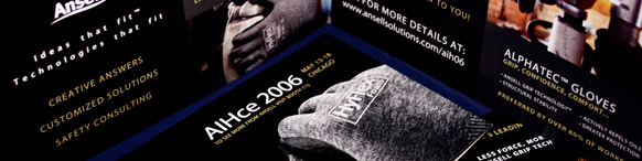 Ansell Tradeshow Mailer design