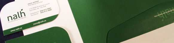 NALH Bookkeeping Services logo, corporate identity package, press kit and web site design
