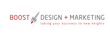 BOOST Design + Social Media Marketing - Logo - Vancouver, BC