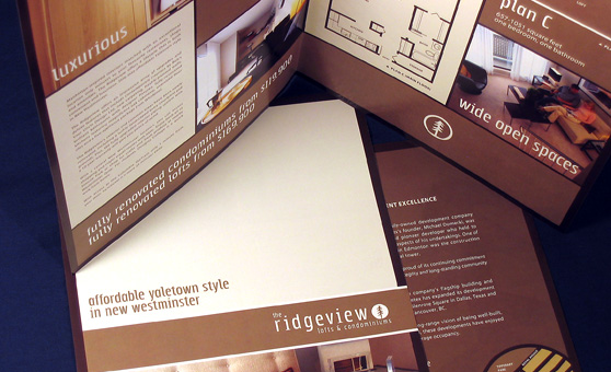 Ridgeview Real Estate Project Marketing Design - Rennie Marketing Systems